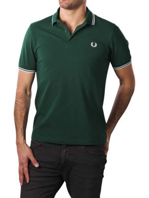 Fred Perry Polo Piqué ivy/snow white 