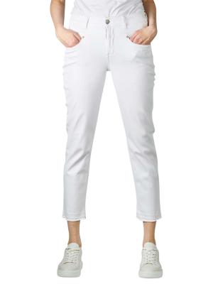 Five Fellas Emily Jeans Relaxed Fit Cropped White 