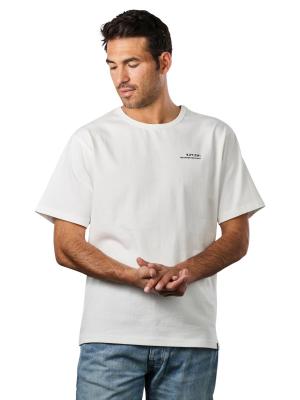 Kuyichi Liam Printed T-Shirt Short Sleeve Off White 