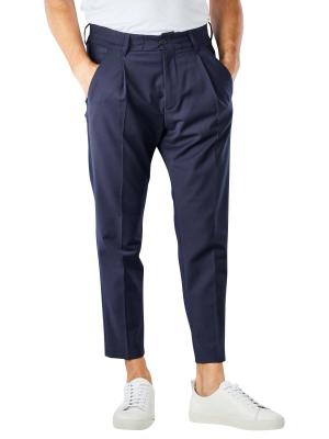 Drykorn Chasy Pleated Chino Relaxed Fit Blue 