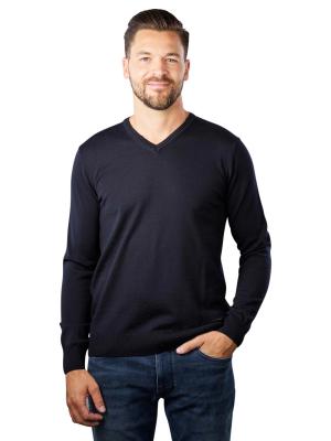 Joop Damien Pullover V-Neck Dark Blue 