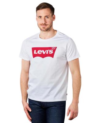 Levi‘s Crew Neck T-Shirt Short Sleeve Graphic White 