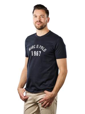 Marc O‘Polo Short Sleeve T-Shirt Printed Dark Navy 
