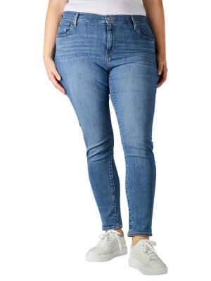 Levi‘s 721 Jeans Skinny High Plus Size lapis air 