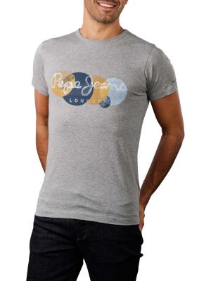 Pepe Jeans Sacha T-Shirt Printed Round Neck grey ma 
