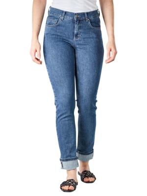 Angels Cici Jeans Straight Fit Mid Blue 