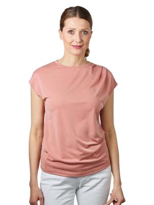 Yaya T-Shirt With Cap Sleeves cameo pink 