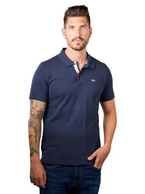 Tommy Jeans Placket Polo Slim Fit Navy 