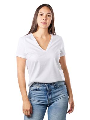 Drykorn Nilia T-Shirt V-Neck White 