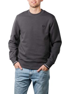 Fred Perry Sweater Crew Neck Gunmetal 