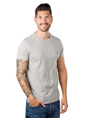 Tommy Hilfiger Crew Neck T-Shirt Slim Fit Light Grey 