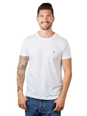 Tommy Hilfiger Crew Neck T-Shirt Slim Fit White 
