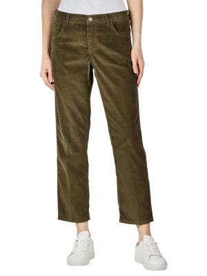 Angels Darleen Cord Pant Straight Fit Moss Green 