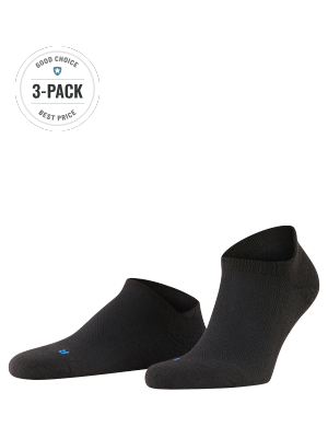 Falke 3-Pack Cool Kick Sneaker black 