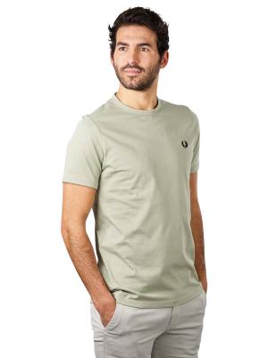 Fred Perry Ringer T-Shirt Crew Neck Seagrass 