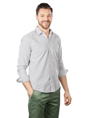 Joop Cotton Stripe Pit Shirt Long Sleeve Bright Green 