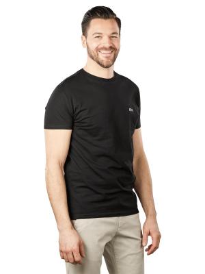 Lacoste Pima Cotten T-Shirt Crew Neck Black 