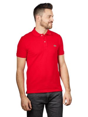 Lacoste Polo Shirt Short Sleeves Slim Fit Red 