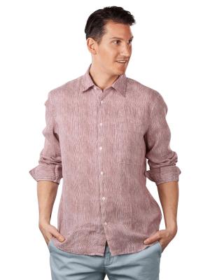 Marc O‘Polo Kent Collar Shirt Regular Fit Multi/Tall Poppy 