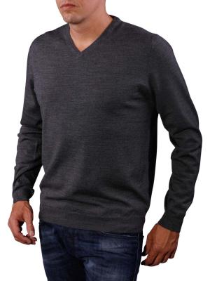 Fynch-Hatton V-Neck Smart Sweater grey