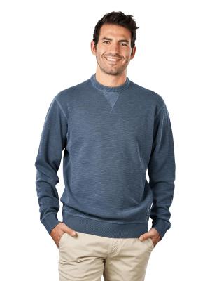 Scotch & Soda Garment Dye Sweatshirt Structured Navy 