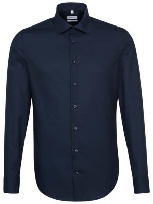 Seidensticker Shirt Slim Fit Business Kent Patch 12 dark blu