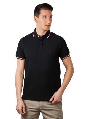 Tommy Hilfiger Tipped Polo Short Sleeve Black 