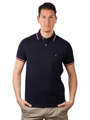 Tommy Hilfiger Tipped Polo Short Sleeve Desert Sky 