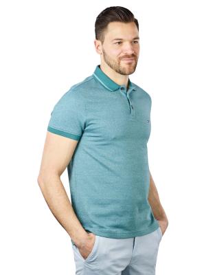 Tommy Hilfiger Pretwist Mouline Tipped Polo Frosted Green/Wh 