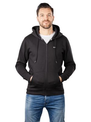 Tommy Jeans Regular Fleece Zip Hoodie Black 