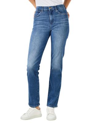 Wrangler Straight Jeans High Waist Airblue 