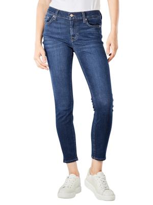 7 For All Mankind The Ankle Skinny Jeans Dark Blue 