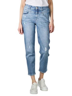 Five Fellas Emily Jeans Relaxed Fit Cropped Light Blue Des 