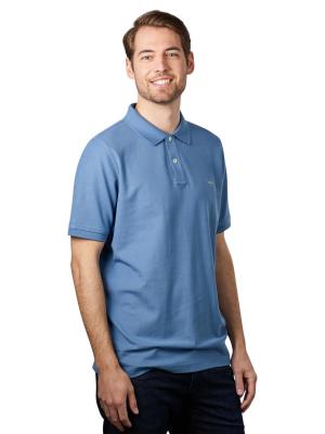 Fynch-Hatton Short Sleeve Polo Regular Fit Pacific 