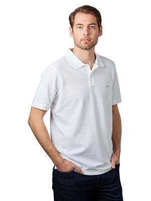 Fynch-Hatton Short Sleeve Polo Regular Fit White 
