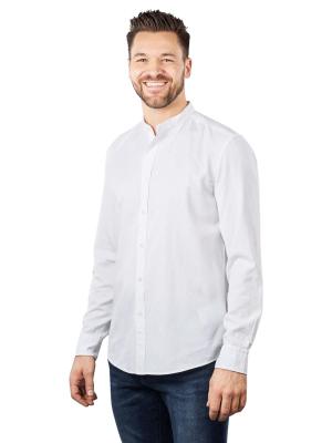 Drykorn Tarok Shirt Stand Up Collar White 