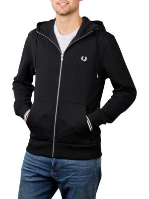 Fred Perry Hooded Jacket Black 