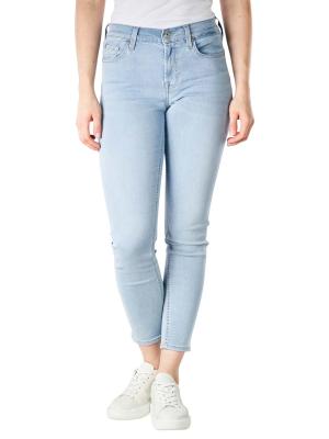 7 For All Mankind The Ankle Skinny Jeans Light Blue 