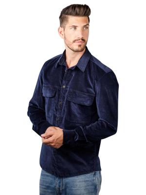 Drykorn Seled Shirt Kent Collar Dark Blue 