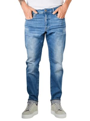 G-Star 3301 Jeans Regular Tapered Worn In Azure