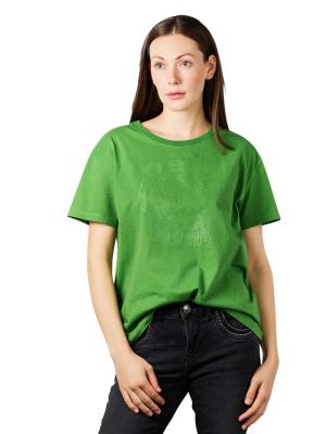 Mos Mosh Tiger Rubber T-Shirt Crew Neck Forest Green 