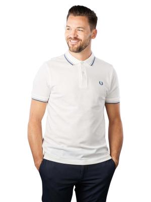 Fred Perry Twin Tipped Polo Short Sleeve Snow White 