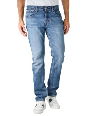 7 For All Mankind The Straight Jeans Laid Back Mid Blue 