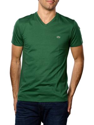 Lacoste T-Shirt Short Sleeves V Neck Green 