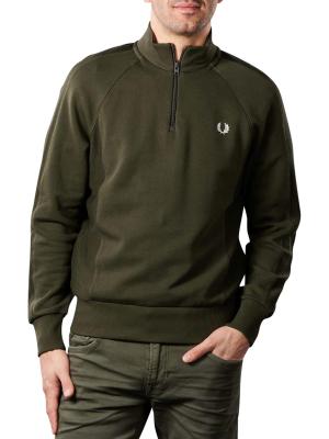 Fred Perry Half Zip Pullover hunting green 