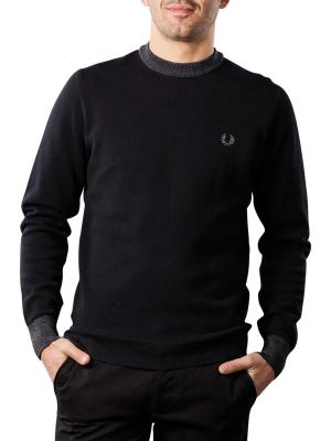 Fred Perry Pullover Crew Neck black 