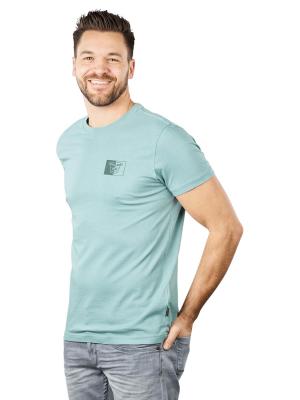 PME Legend Single Jersey T-Shirt Round Neck Mineral Blue 