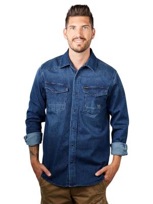 PME Legend Long Sleeve Shirt Comfort Blue Denim 