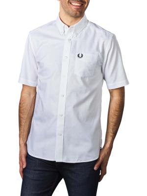 Fred Perry Short Sleeve Oxford Shirt white 