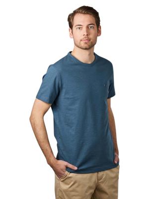 Tommy Hilfiger Cotton Linen T-Shirt Charcoal Blue 